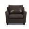 Cocus Sofa 55780 in Espresso Top Grain Leather Match by Acme