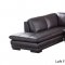 ML157 Sectional Sofa in Brown Leather by Beverly Hills