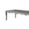 Leonora Dining Table 63140 in Vintage Platinum by Acme w/Options