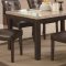 103771 Milton Dinig Table by Coaster w/Marble Top & Options
