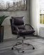 Haggar Office Chair 92538 Antique Slate Top Grain Leather - Acme