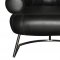 Mony Chair in Black Leatherette by Whiteline Imports