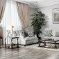 Madalyn Sofa SM2013 in Light Gray Linen-Like Fabric w/Options