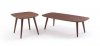 Downtown Coffee Table & End Table Set in Walnut by J&M w/Options