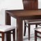 Whiskey Birch Veneer Top Modern 5Pc Dining Set