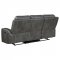 Raelynn Motion Sofa 603191 Gray Leatherette by Coaster w/Options