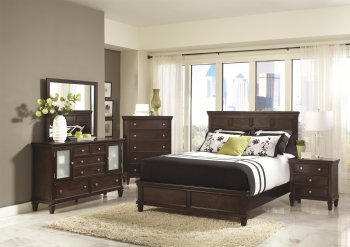 Camellia 200361 Bedroom in Cappuccino by Coaster w/Options [CRBS-200361 Camellia]