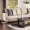 Lazzaro Sectional Sofa SM1115 in Beige Stain Resistant Fabric