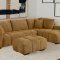 Camacho Sectional Sofa 503985 in Amber Fabric by Coaster