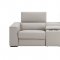 Picasso Power Motion Sofa Silver Gray Leather by J&M w/Options