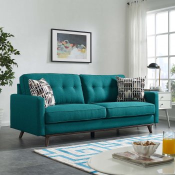 Prompt Sofa in Teal Fabric by Modway [MWS-3046 Prompt Teal]