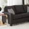 3510 Sectional Sofa in Charcoal Chenille Fabric