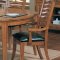 Sable Oak Finish Contemporary Dining Room w/Rectangular Table