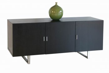 Wenge Finish Modern 3 Door Buffet/TV Stand [GRBU-E-54-WEN]