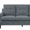 Cagle Sofa & Loveseat Set 1219GY in Gray Fabric by Homelegance