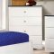 Kimmel CM7626BL 4Pc Kids Bedroom Set in White/Blue w/Options