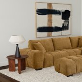 Camacho Sectional Sofa 503985 in Amber Fabric by Coaster