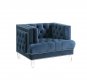 Ansario Chair 56457 in Blue Velvet by Acme