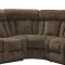 Laura Power Motion Sofa in Chocolate Fabric by NCFurniture