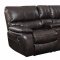 Willemse Motion Sofa 601931 Dark Brown by Coaster w/Options