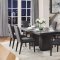 Rich Dark Cherry Finish Modern Round Dining Table w/Options