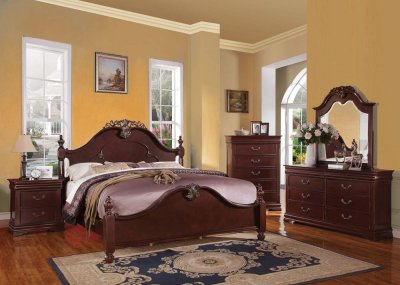 21860 Gwyneth Bedroom in Cherry by Acme w/Options