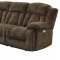 Laura Power Motion Sofa in Chocolate Fabric by NCFurniture