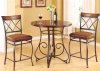 70225 Tavio 3Pc Bar Height Dining Set by Acme