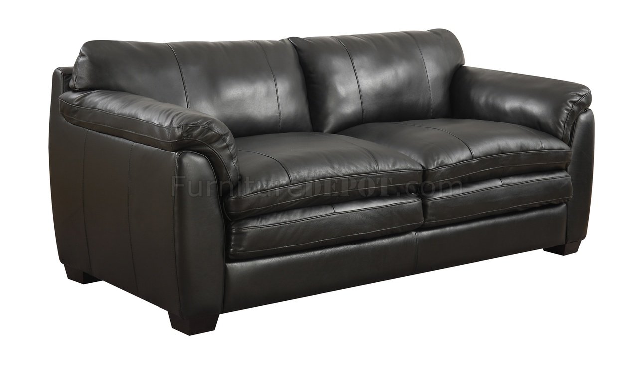 midtown east leather sofa