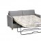 Softee Sofa Bed in Gray Fabric w/ Full Sleeper