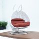 Wicker Hanging Double Egg Swing Chair ESCW-57DOR by LeisureMod