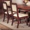 Cherry Finish Formal Dining Furniture W/Double Pedestal Base