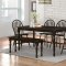 D412 Dining Set 5Pc in Espresso w/Options