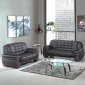 7174 Sofa in Black Bonded Leather w/Options