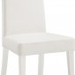 DG020DC-WH Dining Chair Set of 4 in White PU by Global