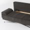 Fantasy Marek Black Fabric Sofa Bed by Sunset