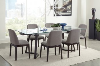 Annapolis Dining Table 105131 in Espresso by Coaster w/Options [CRDS-105131-Annapolis]