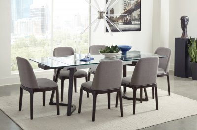 Annapolis Dining Table 105131 in Espresso by Coaster w/Options