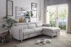 Reyes Sectional Sofa 56040 in Beige Nubuck by Acme