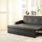 Marcelo Lounger 4838 in Black Bi-cast Vinyl by Homelegance