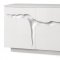 Stream Buffet in White w/Silver Accent by Modern Art