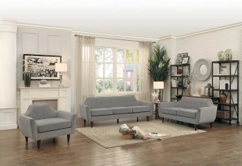 Ajani Sofa 8379GY in Grey Fabric by Homelegance w/Options [HES-8379GY Ajani]