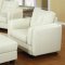 504381 Sawyer Sofa in Cream Bonded Leather by Coaster w/Options