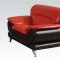 50710 Orel Sofa in Red & Black Bonded Leather by Acme w/Options