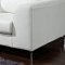 Angela Sofa & Loveseat in White Leather w/Options by Whiteline