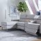 Beryl Power Sectional Sofa 650370PP in Light Grey by Coaster