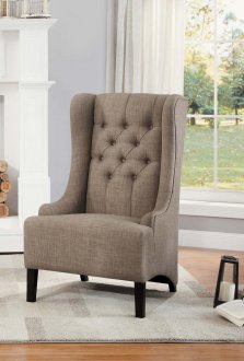 Harmony Accent Chair 1197F2S in Brown Fabric by Homelegance