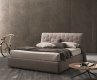 Atrium Storage Bed in Taupe Gray Fabric by J&M