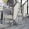 Destry Dining Table DN01188 Silver & Faux Marble -Acme w/Options