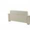 U9460 Sofa in Blanche White Leather Gel by Global w/Options